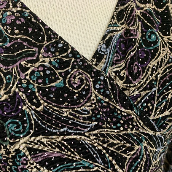 MSK V-Neck Top. Size M P - Picture 4 of 7